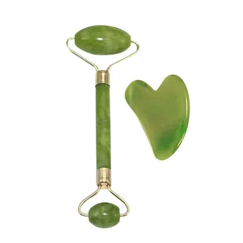 

Jade Stone Facial Massage Roller Face Skin Lifting Relax Slimming Beauty Tools Promote Blood Circulation Tool Face Skin Care