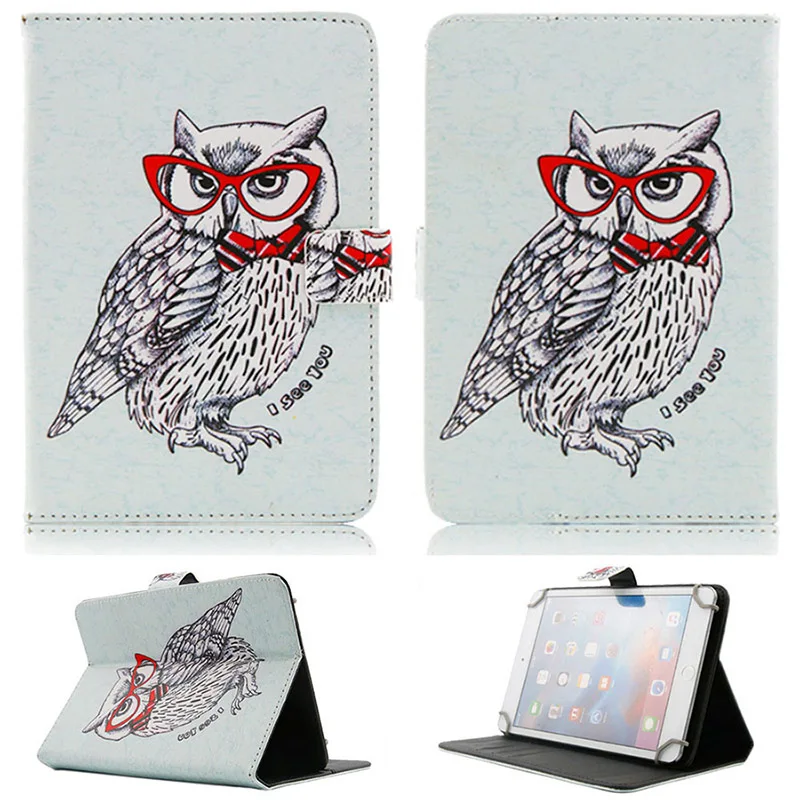 Universal Case For 9.7 10 10.1 inch Tablet PC Print Leather Wallet Flip Case Stand Cover for iPad Samsung HUAWEI Lenovo Case (12)
