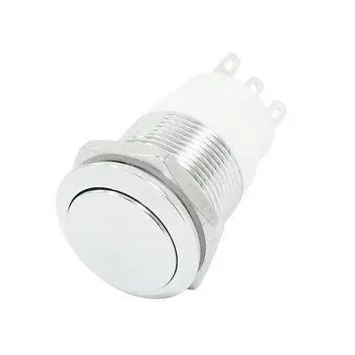 

19mm Thread SPDT 1NO 1NC 5-Pin Self-locking Push Button Switch 24V 3A