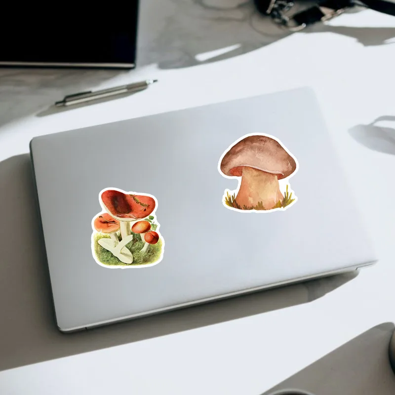 10/30/50Pcs Wild Mushrooms Stickers For Suitcase Skateboard Laptop Luggage Phone Car Styling DIY Decal Pegatinas decorative stickers car sticker decal
