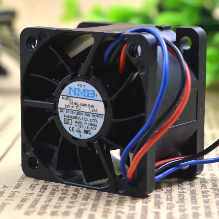 

1611KL-04W-B49 4CM 12V 4028 0.26a 3-Line Server Fan