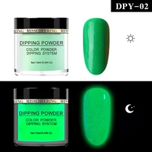 Ночной арт блеск погружения Флуоресцентный порошок тонкодисперсный Пигмент Блеск светящийся порошок для ногтей LDO99