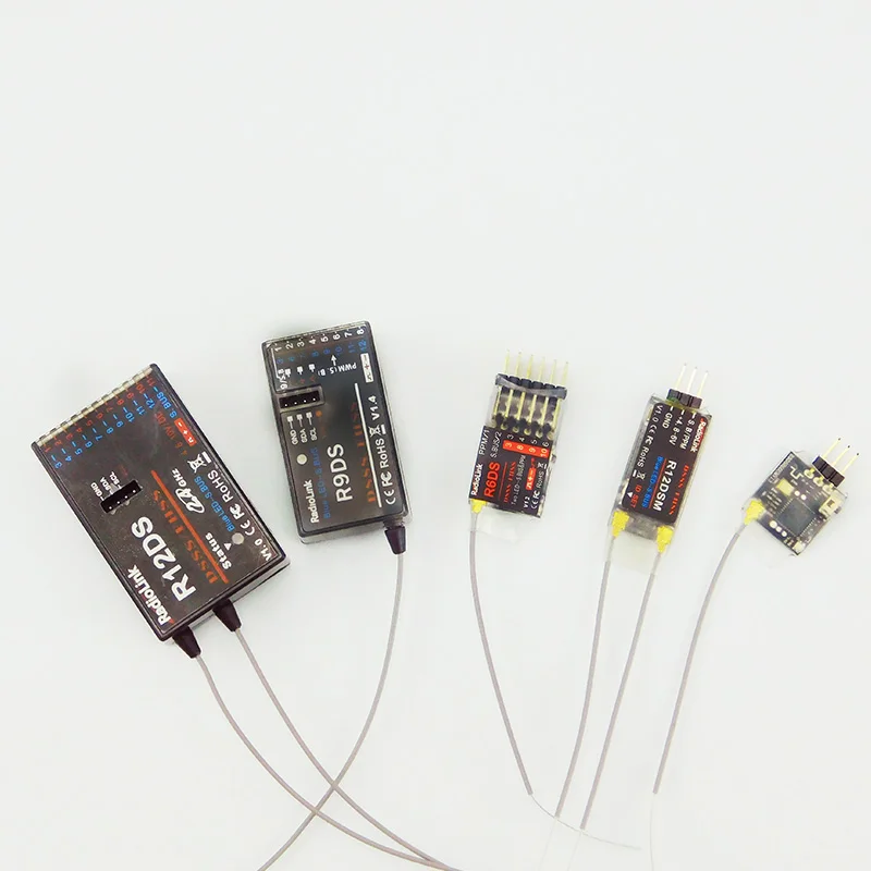 Ensemble de récepteurs Flysky FS-i6X R6DS, R8FM, R9DS et R12DSM pour voiture et drone RC