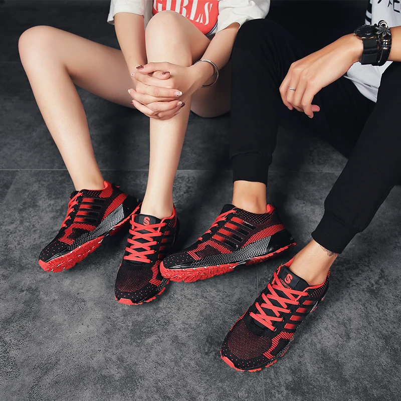 Мужские кроссовки; легкие повседневные кроссовки Flyknit; удобные дышащие модные износостойкие кроссовки для тренировок; Прямая поставка; AODLEE