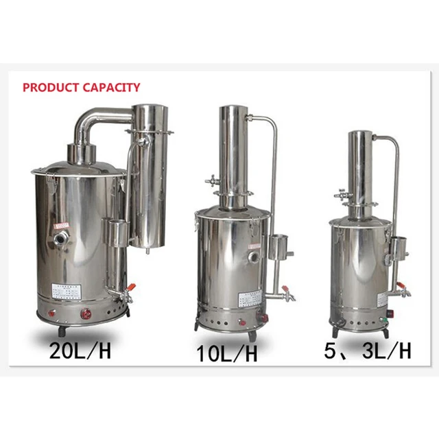 20L/H Electric Water distiller Stainless steel distilled heating