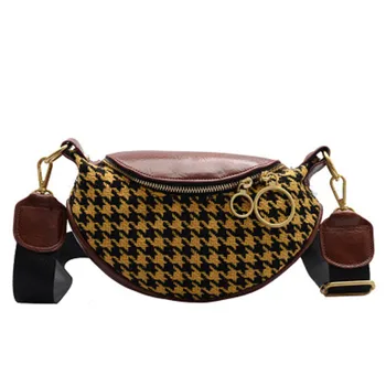 

Printed bag female 2020 autumn and winter fashion waist bag tide Korean new wild broadband shoulder Bags For Men women