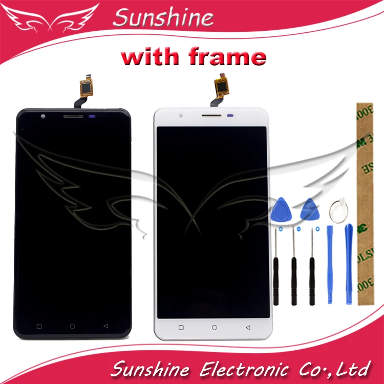 

Tested Touch LCD Display For DEXP Ixion MS255 MS 225 LCD Display Assembly With Frame