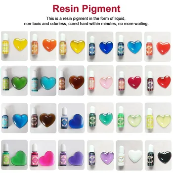 

24 Colors Quick Drying Handmade Jewelry Making Epoxy Resin Pigment Colorant Liquid Dye Odorless Highly Concentrated DIY Crafts