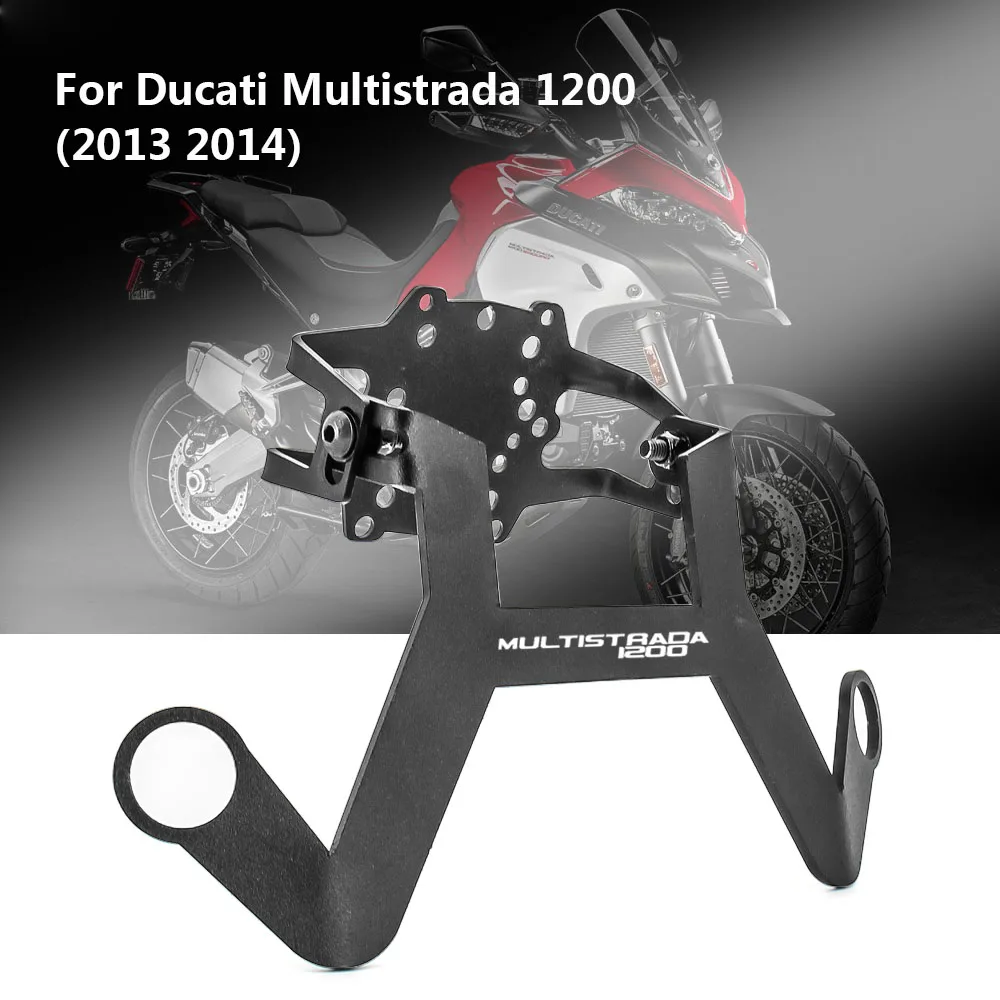 

Для DUCATI MULTISTRADA 1200 2013 2014 подставка держатель телефон мобильный телефон GPS пластина Кронштейн