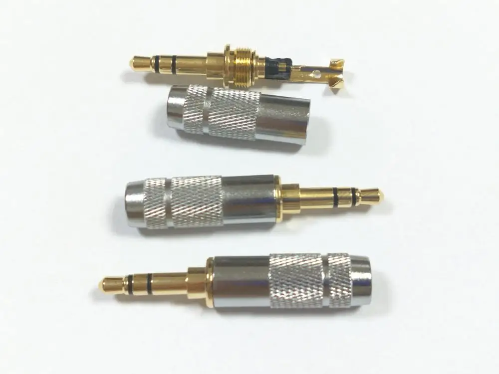 200PCS Stereo 3 5mm 3 Pole Repair Headphone Jack Plug Cable CONNECTOR New