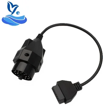 

OBD1 20pin to OBD2 16pin cable diagnostic interface 20 pin extension cord &HIGH quality Hot