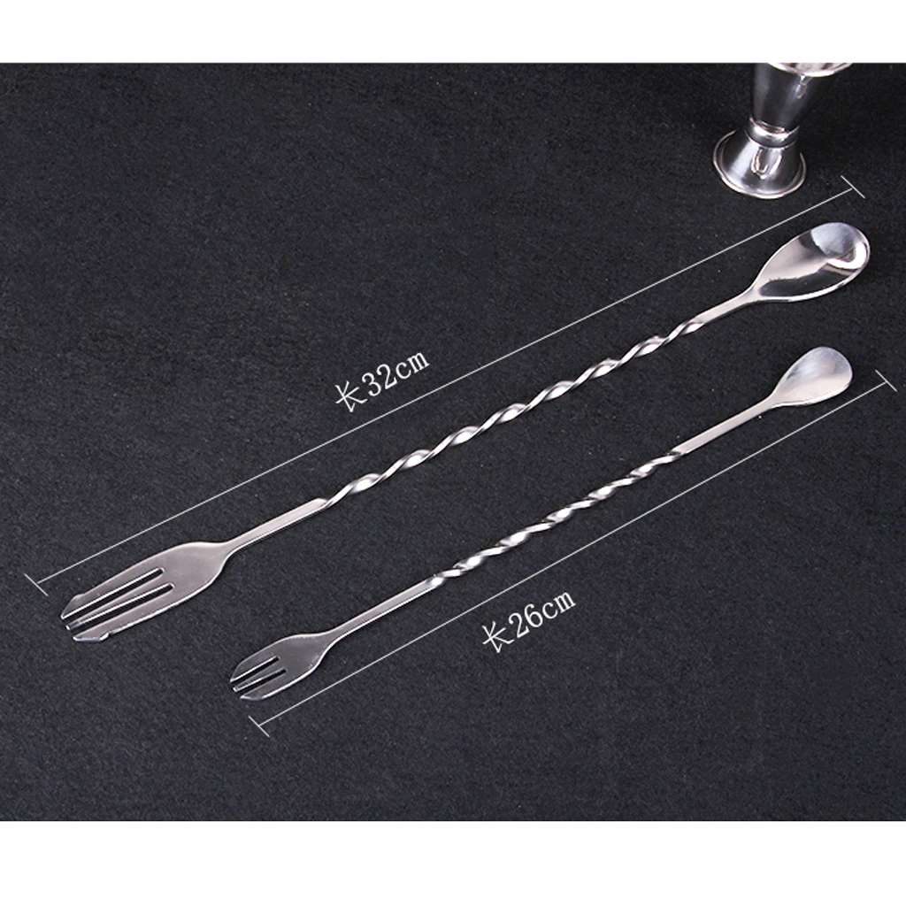 Cocktail Shaker Drink Mixer Bar Tool Iced Coffee Maker Clear 6pcs/Set