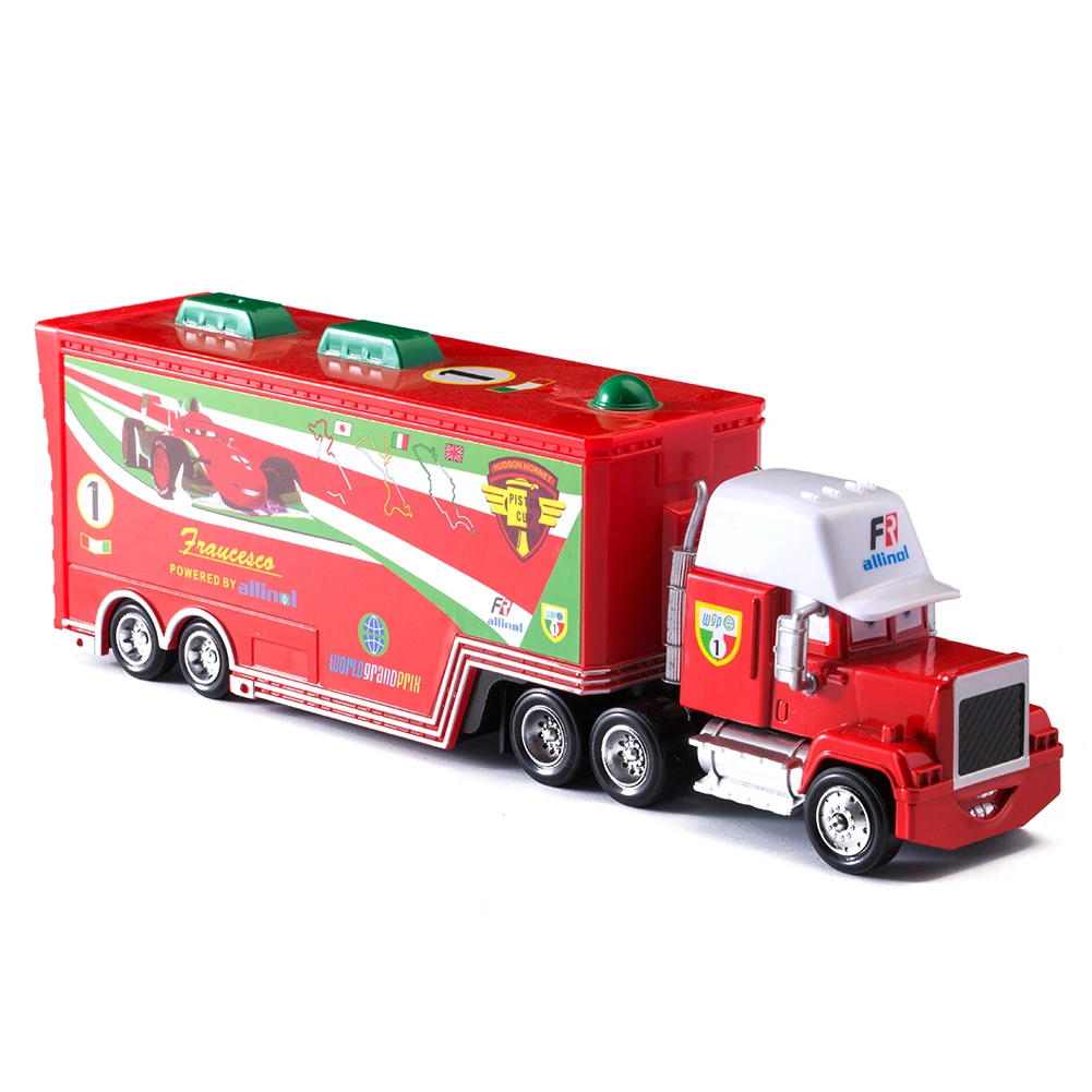 Disney Pixar Cars 3 Mack Lightning McQueen Uncle Truck 1:55 литой модельный автомобиль игрушка детский подарок на день рождения сплав Джексон шторм