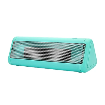 

EAS-Electric Heaters Fan Countertop Mini Home Room Handy Fast Power Saving Warmer for Winter PTC Ceramic Heating Blue US Plug