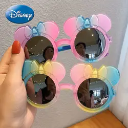 Óculos de sol infantil da moda com mickey mouse, acessórios da disney dos desenhos animados, protetor solar