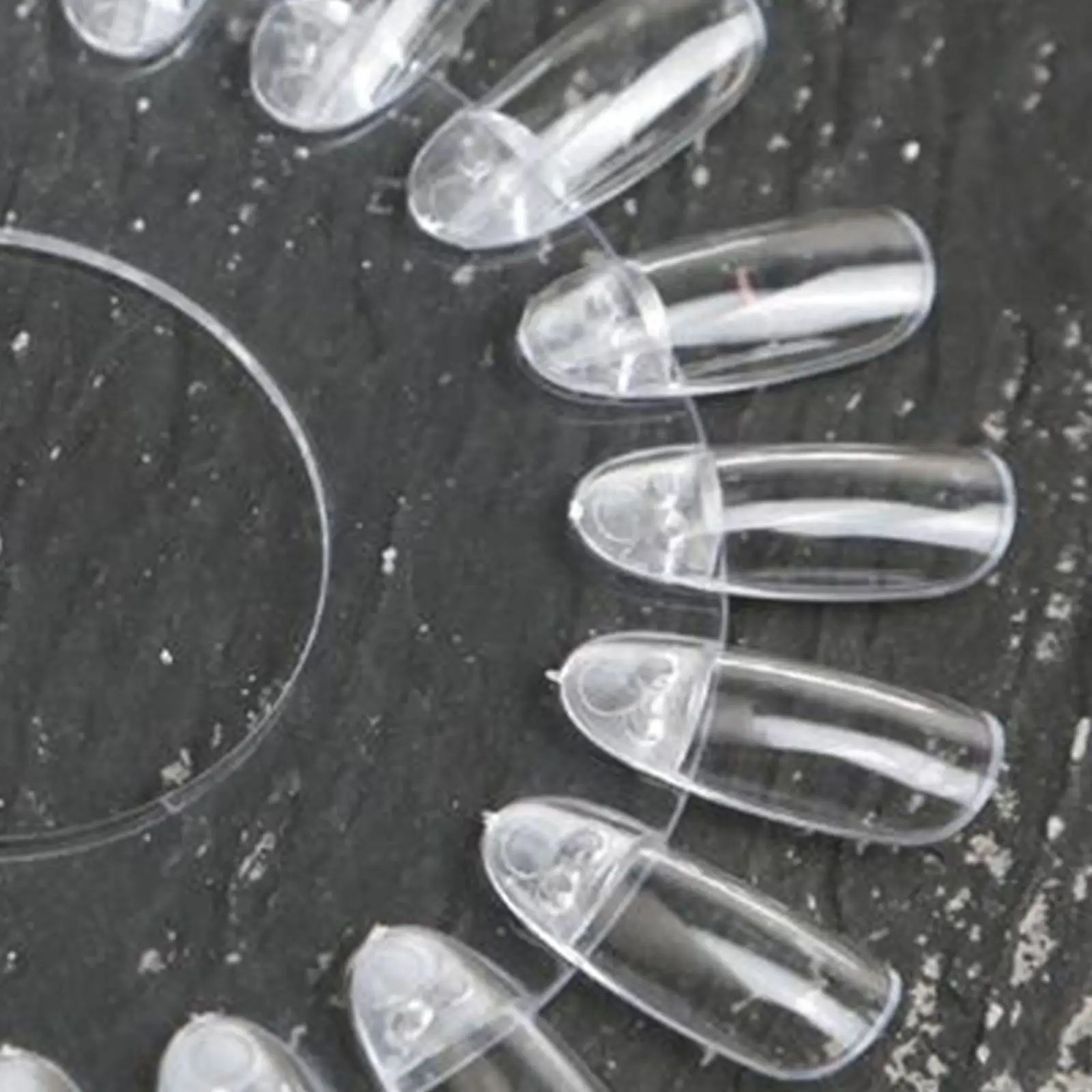 False Nail Art Tips Fake Display Board Tool Plastic Salon Clear Polish Color Practice Wheel |