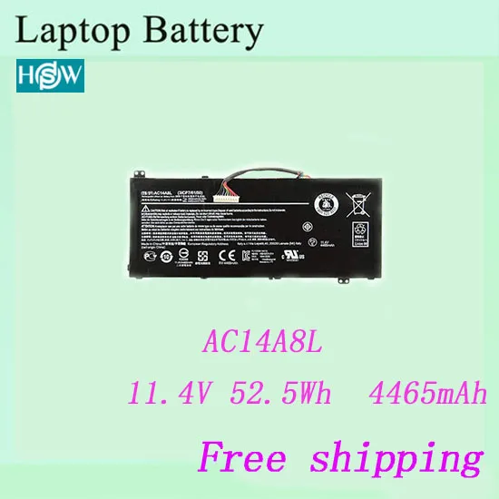 Горячая Распродажа Аккумулятор для ноутбука для acer AC14A8L для Aspire VN7-571, VN7-571G, VN7-591, VN7-591G, VN7-791, VN7-791G батареи
