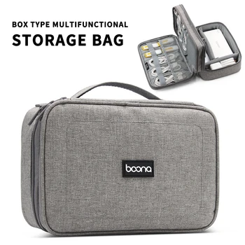 

Multi-Function Digital Storage Bag Outdoor Travel Portable Cable Digital USB Gadget Organizer Digital Pouch Ipad Storage Case