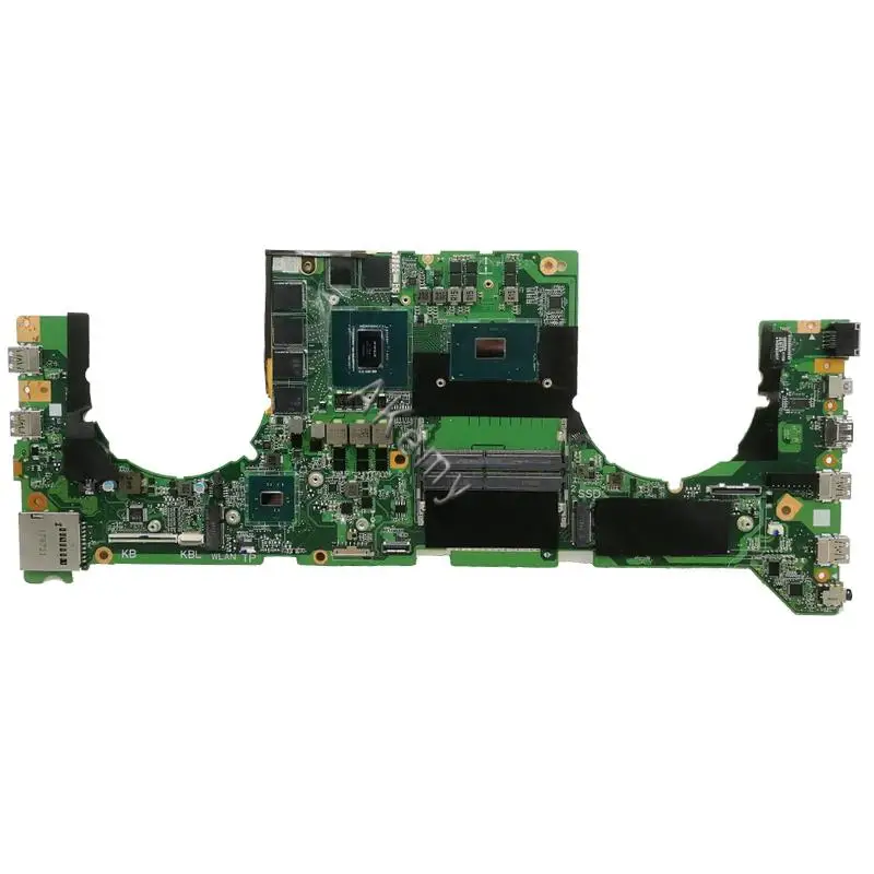  GL703VM DA0BKNMBAB0 w i7-7700HQ CPU w N17E-G1-A1 GPU for Asus GL703VM Laptop Motherboard System Boa
