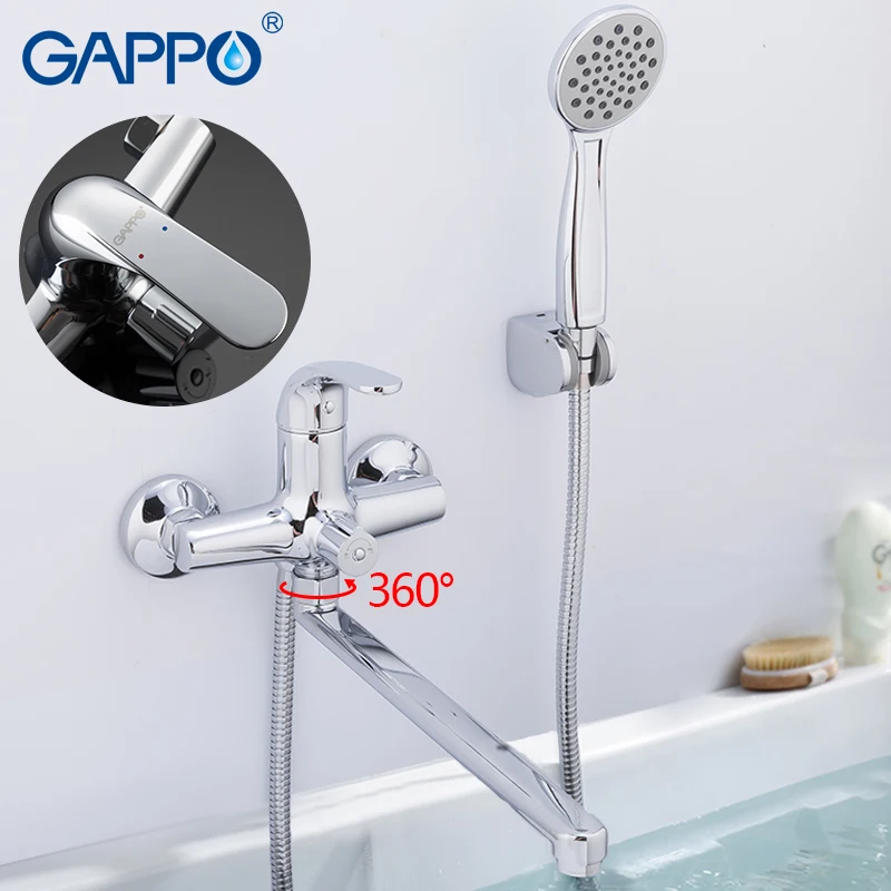  GAPPO bathtub faucet bathroom rotatable faucets deck mounted mixers waterfall faucet sink kitchen m - 32883264645