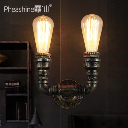 

Nordic simple corridor staircase porch lighting American retro restaurant bar bar water pipe wall lights