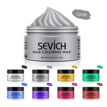 100 г временный цветной воск для волос одноразовая формовочная паста Крем-краска для волос цвет ing Стайлинг серебристо-серый крем для волос Мужская и женская грязь DIY