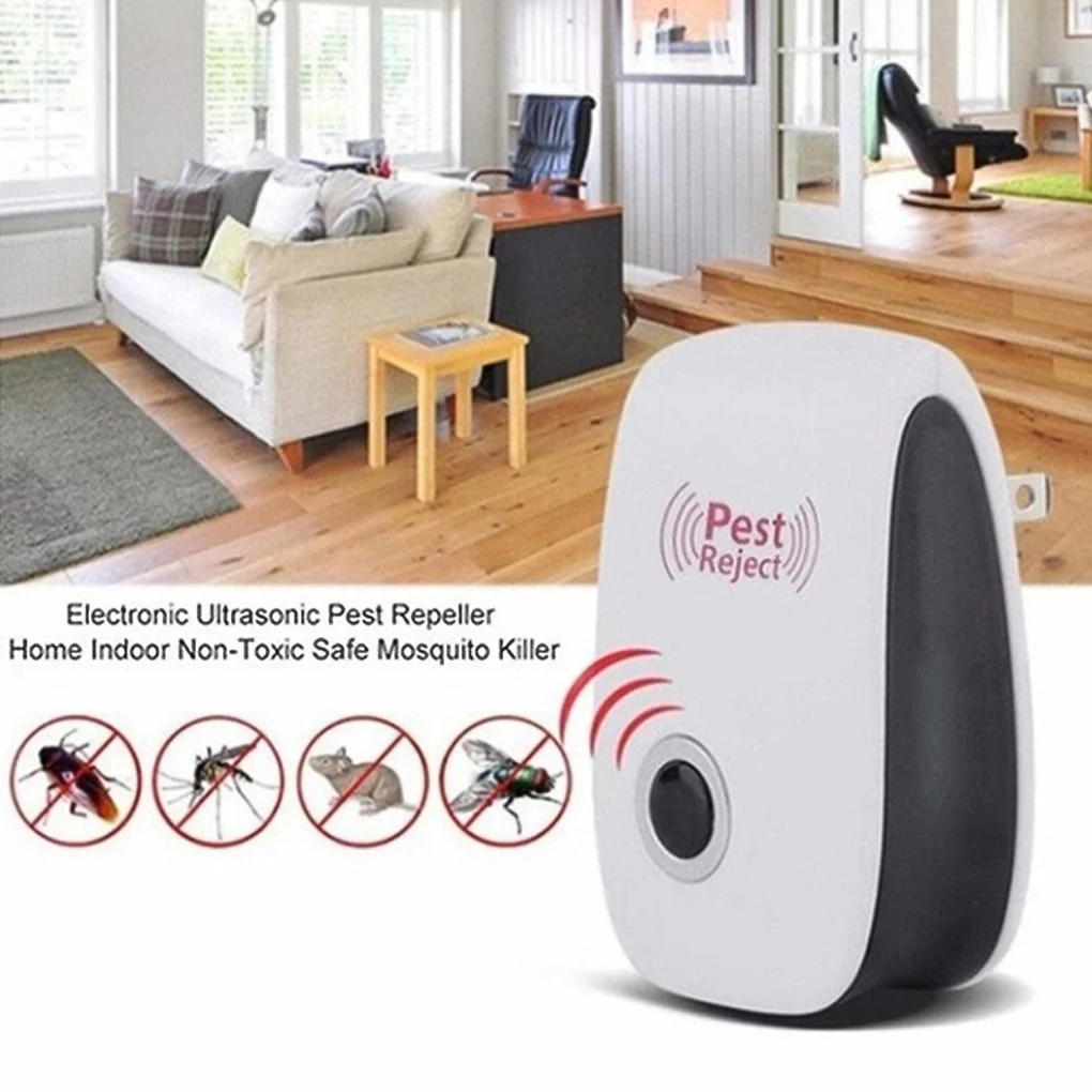 

Rodent Control Indoor Cockroach Mosquito Insect Killer Ultrasonic Pest Repeller EU/US/UK Plug Electronic mosquito repellent