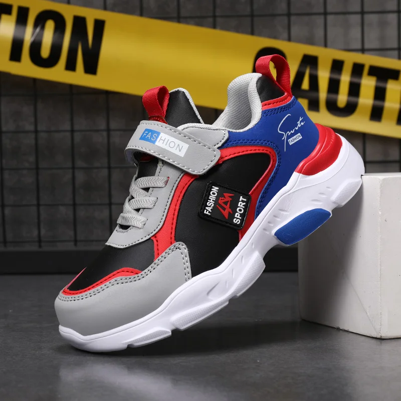 KAMUCC Summer Children's Fashion Sports Shoes Boys' Running Leisure Breathable Outdoor Kids Shoes Lightweight Sneakers