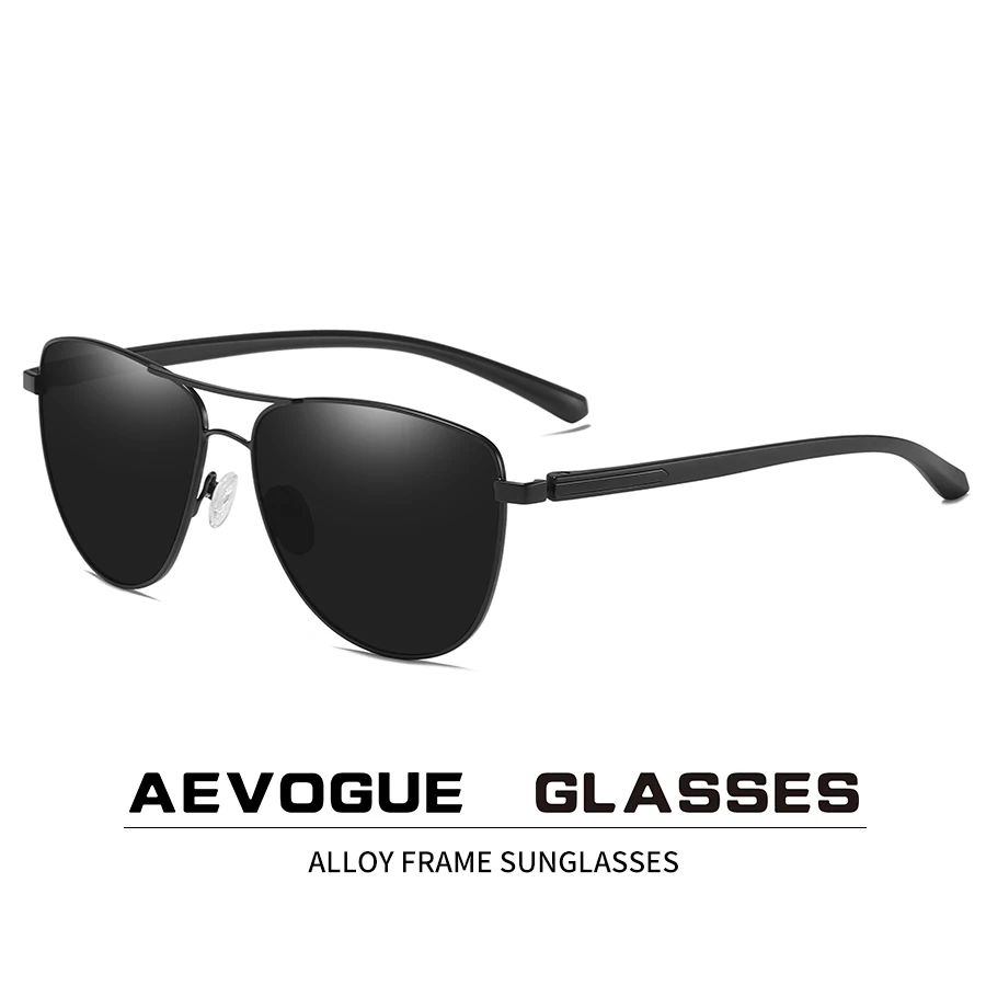 Солнцезащитные очки AEVOGUE AE0776 мужские UV400 в металлической оправе поляризационные |