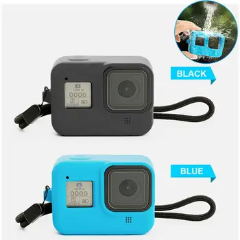 

New Fashion Shockproof Camera Frame Protective Cover for GoPro 8 Accessories Silicone Case
