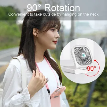 

Portable USB Personal Fan 3 Setting, Cooling Folding Electric Fan Rechargeable Battery, Handheld Fan For Outdoor Event Travel #