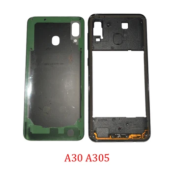 

Chassis Back Cover Panel For Samsung Galaxy A30 A305 A305F A305FN A305G Original Phone New Housing Middle Frame With Rear Cover