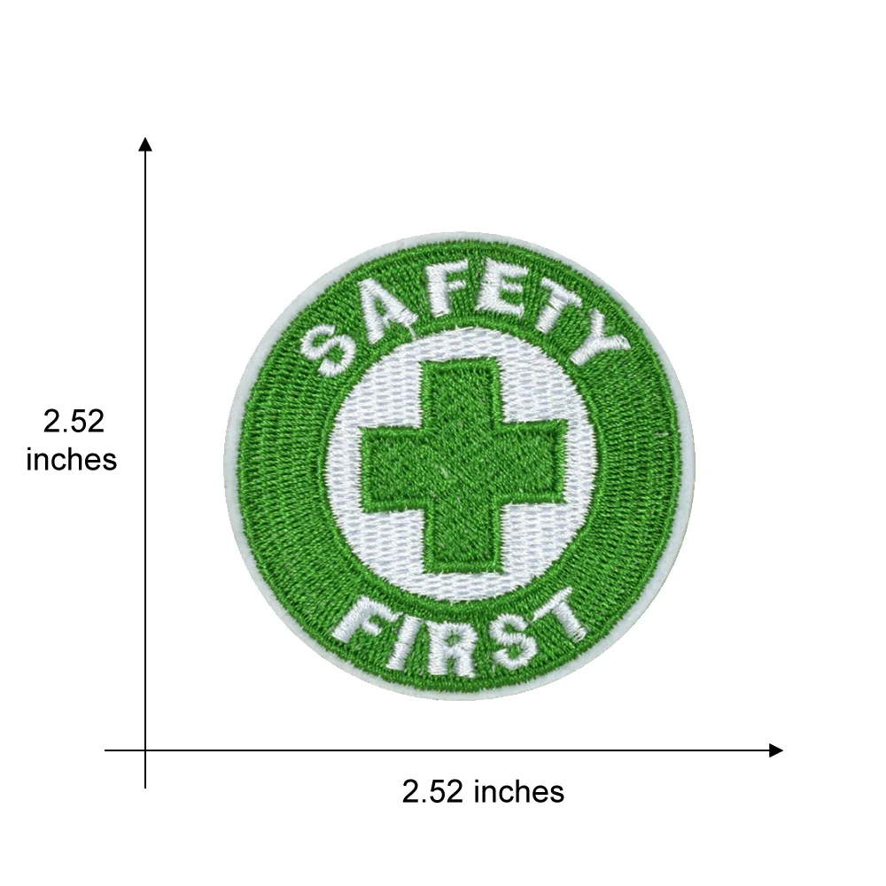 10 PCS Medical Cross First Aid Embroidered iron on patch, Safety