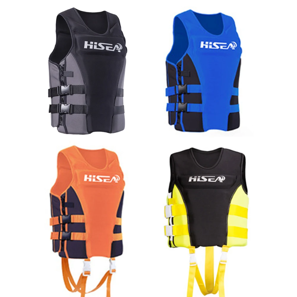 Neoprene Profession Life Vest for Men and Women, Buoyancy Lifejacket, Fishing, Surfing, Swimming Floating Cloth,