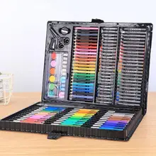 150 шт./компл. живописи Акварельная ручка набор детей Акварельная ручка карандаш масляная живопись Бар инструменты для рисования художественные канцелярские принадлежности
