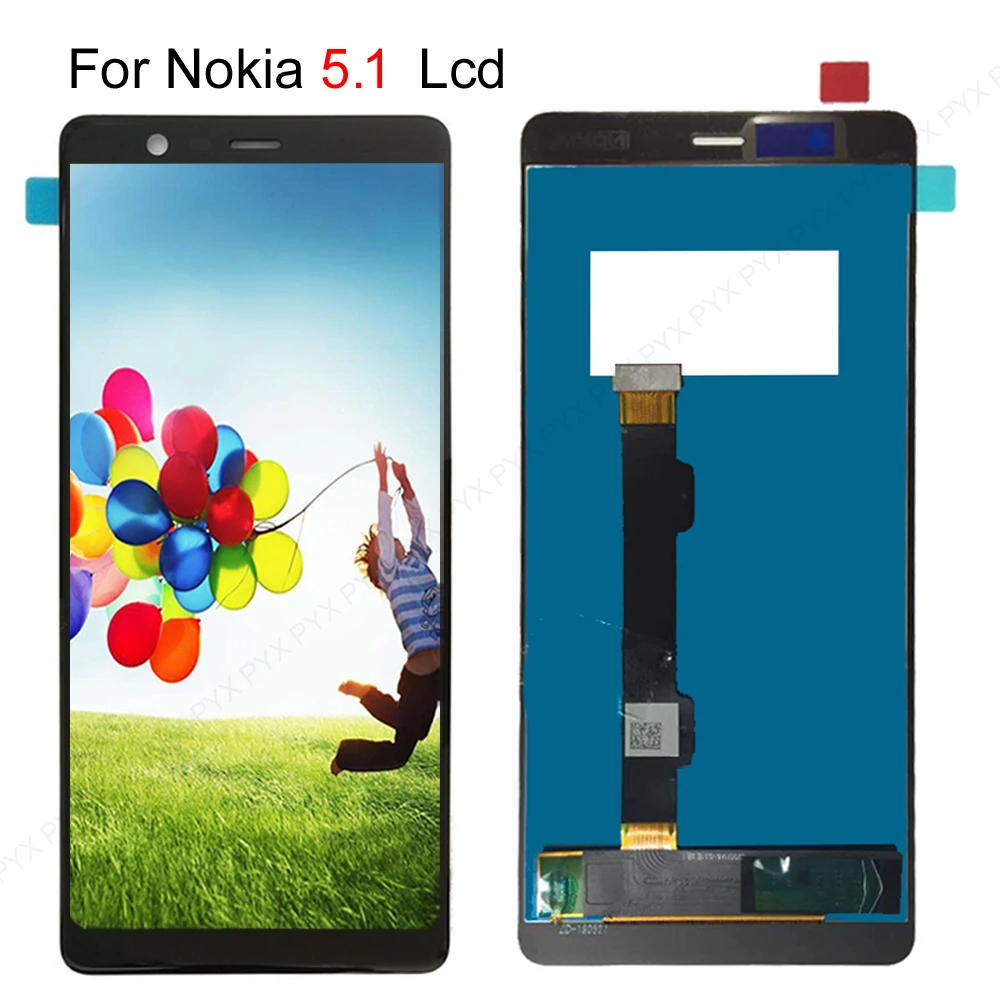 Для Nokia 5 1 ЖК дисплей сенсорный экран дигитайзер TA 1024 1027 1044 1053 1008 1030 1109 1075 для Plus