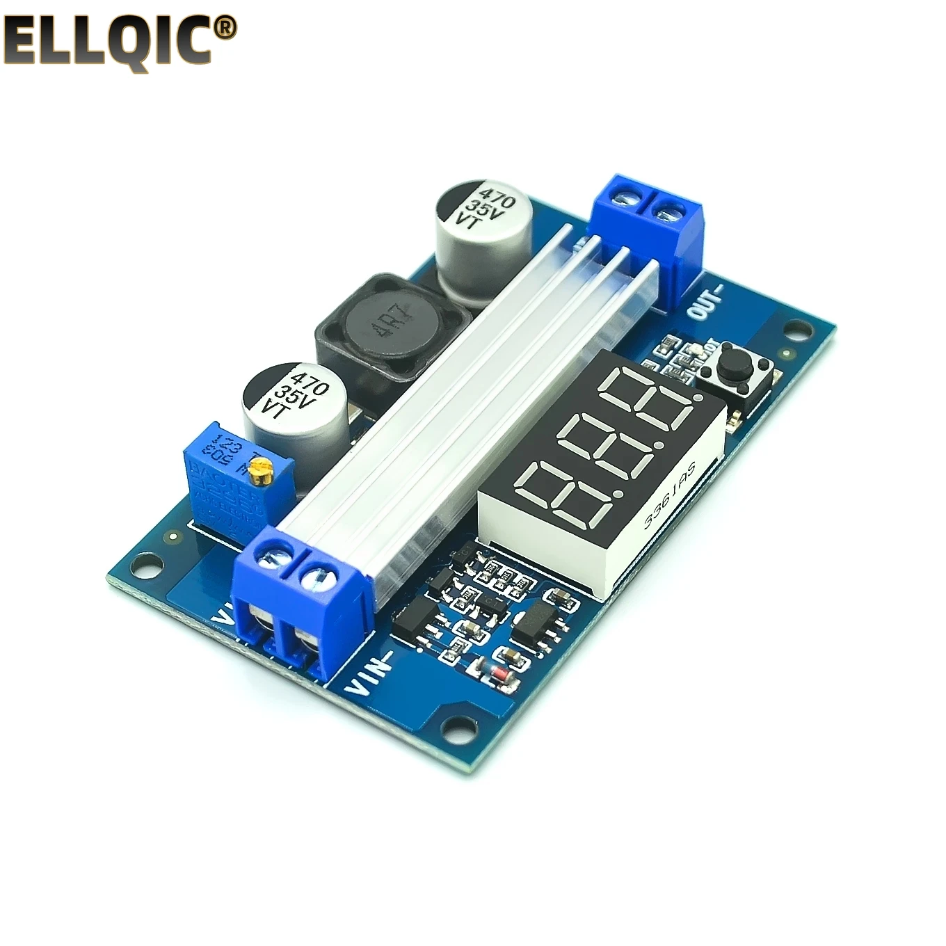 Dc Dc-Dc 3 ~ 35V A 3.5 ~ 35V Ltc1871 Booster Step Up Step-Up Modulo Convertitore Regolato Alimentatore + Voltmetro