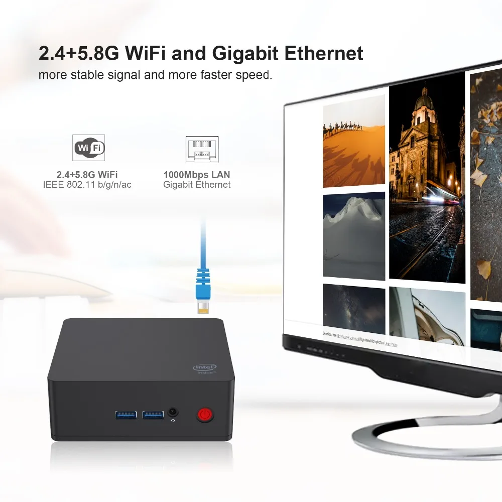 Настольный Мини компьютер AP45 LPDDR4 4/8GB 64/128/256/512 накопитель mSATA Full HD мини ПК AP45 процессор Pentium J4205 Ultra 4k