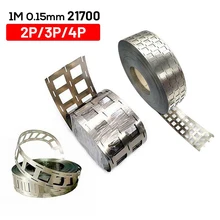 

1M 2P 3P 4P 21700 Nickel-plated Steel Strip 0.15mm Nickel Tape Holder For Spot Welder 21700 Lithium Battery Belt Soldering Tool
