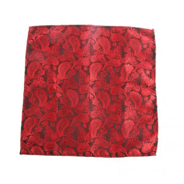 Мужской Карманный квадратный носовой платок с рисунком пириса носовой платок Hanky носовой платок черный и красный
