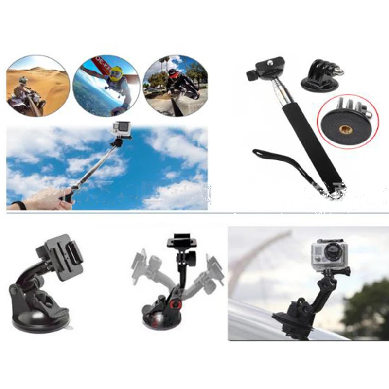 50 в 1 для Gopro аксессуары нагрудный монтажный комплект аксессуары для спортивной камеры