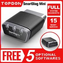 Topdon smartdiag mini bluetooth obd2 scanner ferramenta de diagnóstico automático leitor código easydiag obd ferramenta automotiva como thinkdiag mini