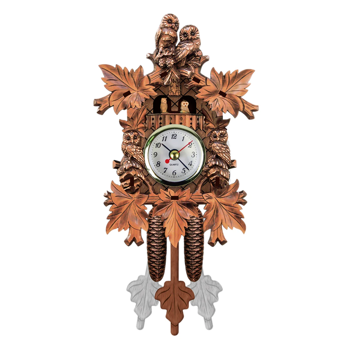 Wooden Cuckoo Clock Vintage Wall Hanging Clock Home Ornament Wall Decor For Living Room Office wall clock for bedroom