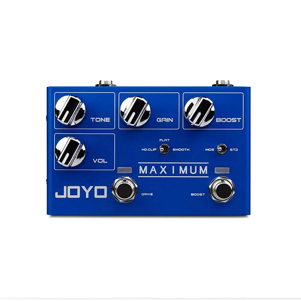 JOYO Maximum Overdrive Effect Pedal with Drive & Boost Dual Channel