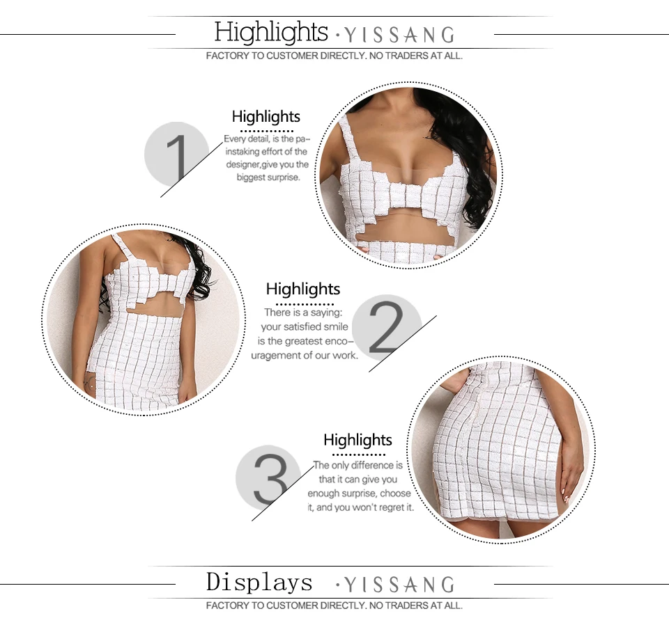 Yissang Для женщин белое платье Лето Мини пикантные однотонные платья Bodycon Открытое платье Ночной вечерние Клубные Для женщин Vestidos