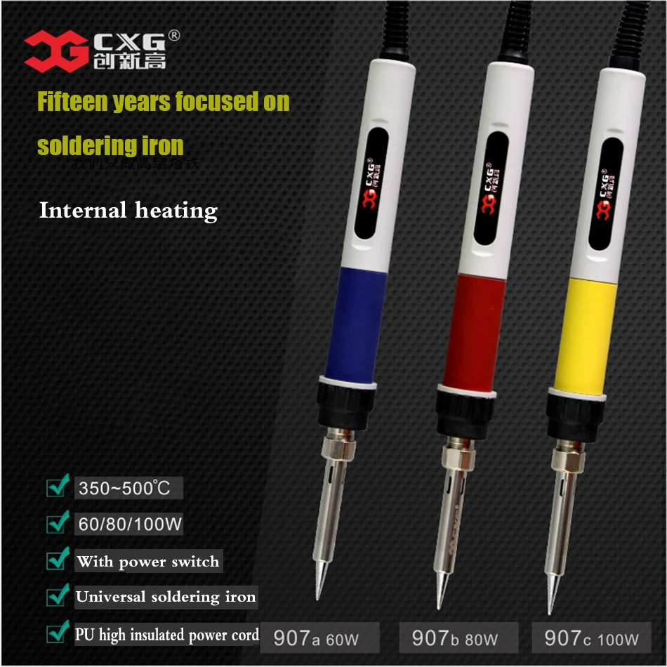 Cxg 907a 907b 907c Electric Soldering Iron Soldering Station Portable Gba Soldering Iron Station 2v 60w 80w 100w Electric Soldering Irons Aliexpress