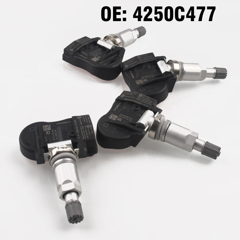 4 шт. Автомобильный датчик давления в шинах TPMS 4250C477 для peugeot iOn 4008