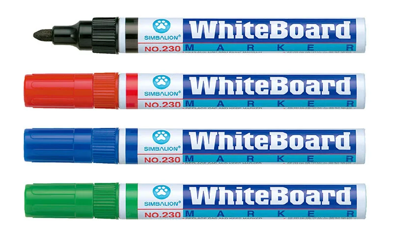 Promotional Lion Whiteboard Pen 230 Whiteboard Pen Wipable Mark Whiteboard Pen 1.5 Mm Office Stationery Pen