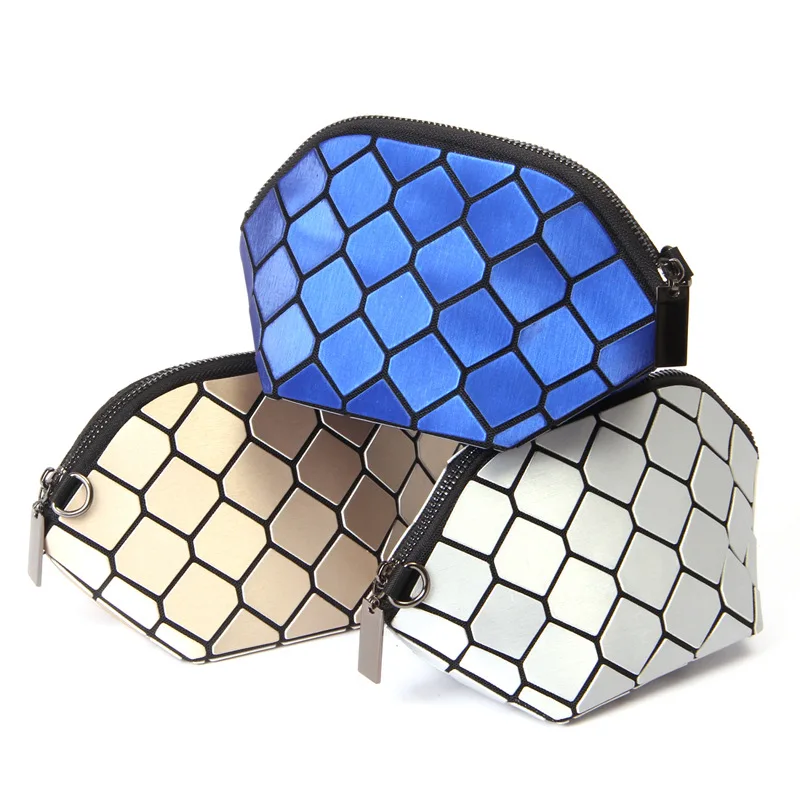 

2018 New Style Handbag Korean-style Fashion Clutch Bag Rhombus Shell-Type Change Cosmetic Bag Customizable