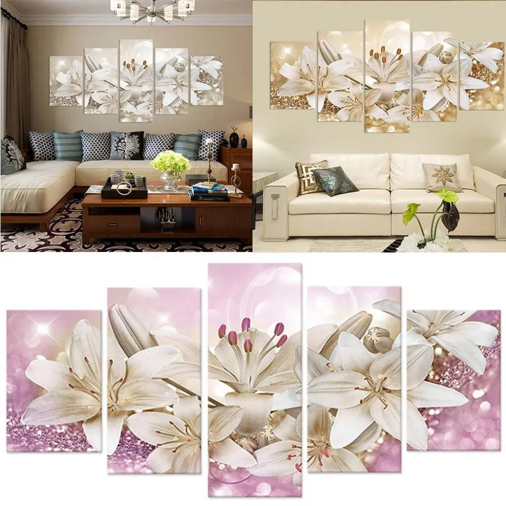Fashion-Beautiful-Flower-Canvas-Painting-Modern-Wall-Art-Poster-Bedroom-Living-Room-Decoration-Painting-Home-Decor(2)